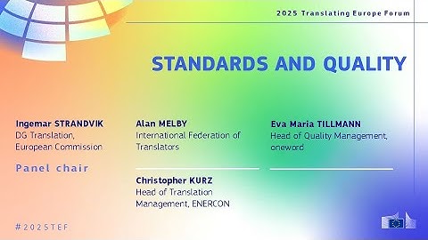 #2025TEF - STANDARDS AND QUALITY