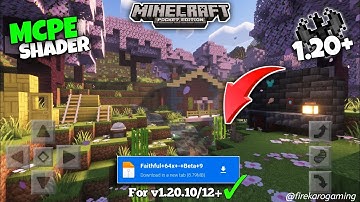 Quality Shader For Minecraft PE - 1.20.12+ 😃 Render Dragon [ 100% Working ]