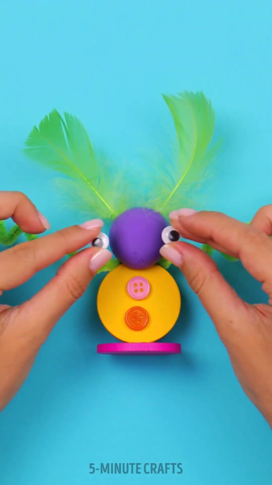 Beautiful crafts created with different materials! #diycraft #5minutecraftskit#craftkit#scary