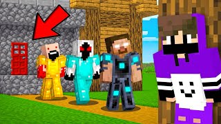 I Found a Secret Scary RED DOOR In Minecraft!