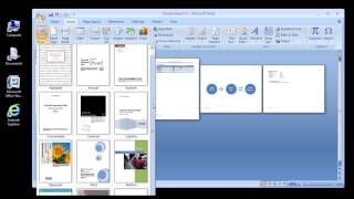 Microsoft Word 2007 Inserting a cover page