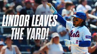 Francisco Lindor Hits Opposite Field Homer | FULL AT-BAT AND HIGHLIGHTS