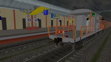 12433 Chennai Central - Hazrat Nizamuddin Rajdhani Exp Skipping Chandrapur Station MSTS Open Rails