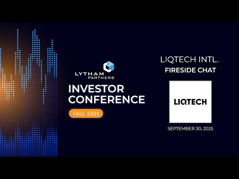 LiqTech International Fireside Chat @ Lytham Partners Fall 2025 Investor Conference