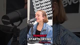 FEMINIST STARTS CRYING shorts motivation sigma workout gym wtf ultimatemotivation