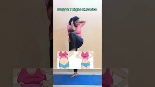 Thighs and Belly |Home Workout Reduce Belly Fat shorts ytshorts youtubeshorts viral trending