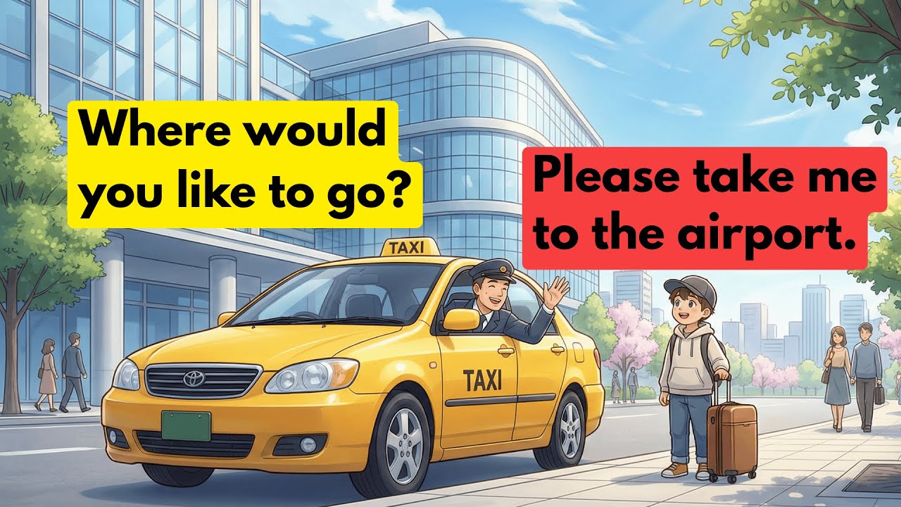 At the Airport English Conversation for Beginners  | Travel English | Real English Dialogues (A1-A2)