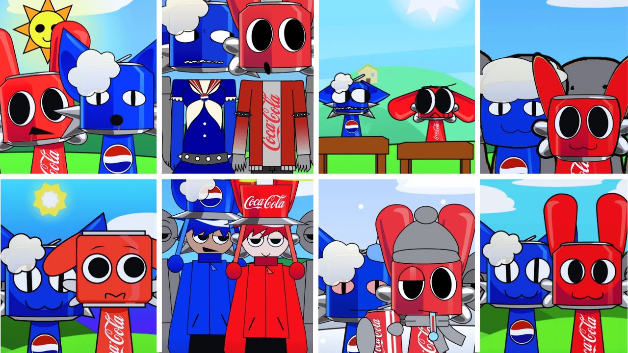 Incredibox - Sprunki but ONLY COKA and PEPPIE in ALL Different Mods