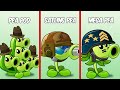 Every Plants x10 Max Level use 5 Plant Food Vs Poncho Zombie Level 20 - PvZ 2