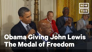 Watch Obama Award John Lewis the Presidential Medal of Freedom | NowThis