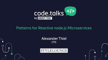 code.talks 2017 - Patterns for Reactive node.js Microservices (Alexander Thiel)