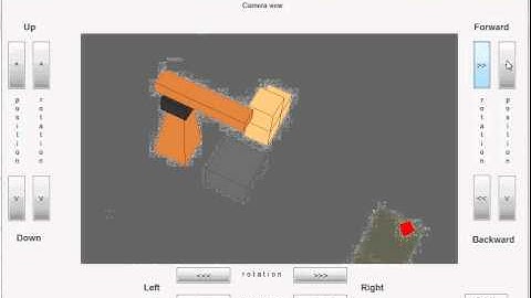Matlab - Camera Simulation using Homogenous Transformation
