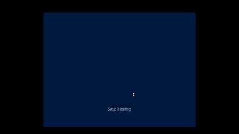 Windows 2016 install using Hyper-V manager.