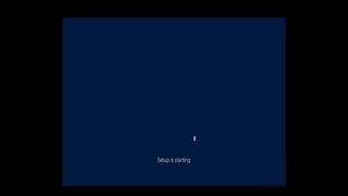 Windows 2016 install using Hyper-V manager.
