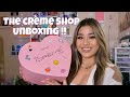 The creme shop x bt21 and hello kitty collab  unboxing 