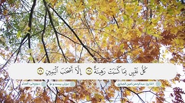 سورة المدثر ترتيل هادئ بصوت القارئ عبدالرحمن امين الجباري