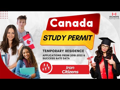 Iran citizens' TR Study Permit Applications and Success Rates for Canada Immigration