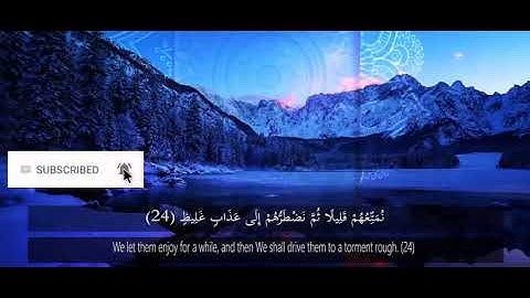 سورة لقمان بصوت القارئ إبراهيم الطيب