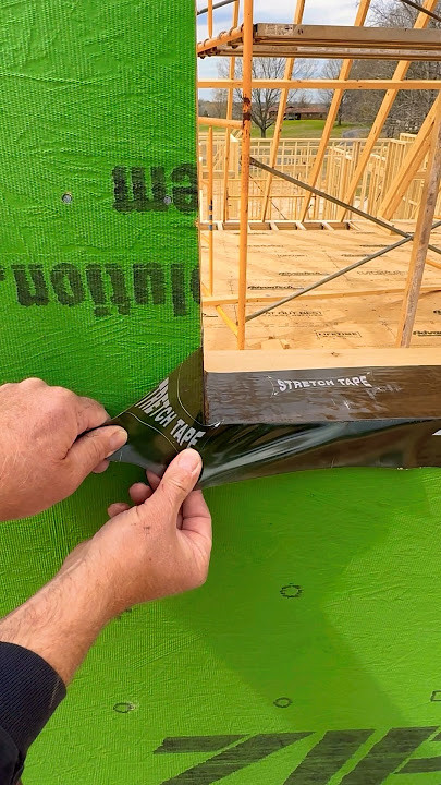 Window flashing 101 STRETCH tape edition #gotitcoach #windows #flashing