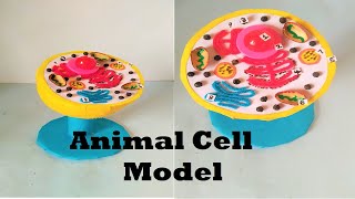 Animal cell model 3d for science project exhibition | biology project | DIY | howtofunda