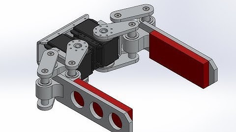 311. 4-Bar Linkage Gripper (with Dynamixel RX-64) || Educational, Machine design, Robotics