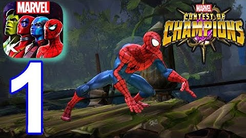 Marvel Contest Of Champions Mobile - Gameplay walkthrough Part 1 - Tutorial (iOS - Android)