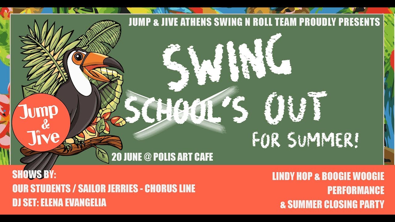 Jump & Jive Athens Swing Team  live 20-06-2017