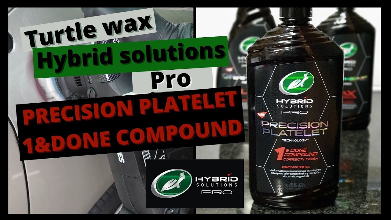 Turtle Wax 53478 Hybrid Solutions Pro One & Done Polishing Compound 16 oz 