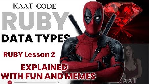 RUBY DATA TYPES || REAL LIFE EXAMPLES || ARRAYS || HASHES, STRINGS, NUMBERS ,BOOLEAN, SYMBOLS,#ruby