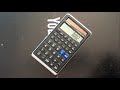 Review de la calculadora Casio FX260 Solar II Español