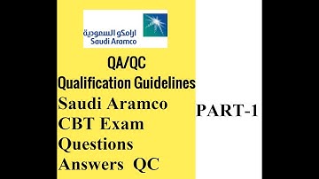 Aramco QC Questions for all QC Engineers | CBT Test