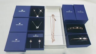 Swarovski Jewelry (Necklace, Bracelet & Earrings) Unboxing