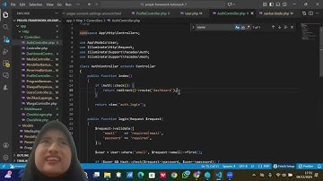 Laporan Praktikum Framework (Pertemuan 13)  | Authentication dan Middleware