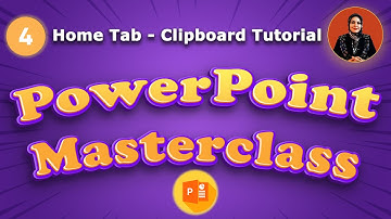 PowerPoint Tutorial: Beginner To Advanced - Home Tab - Clipboard tutorial