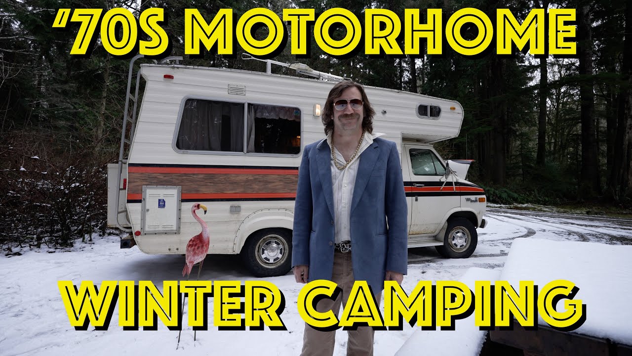 '70s Motorhome Winter Camping
