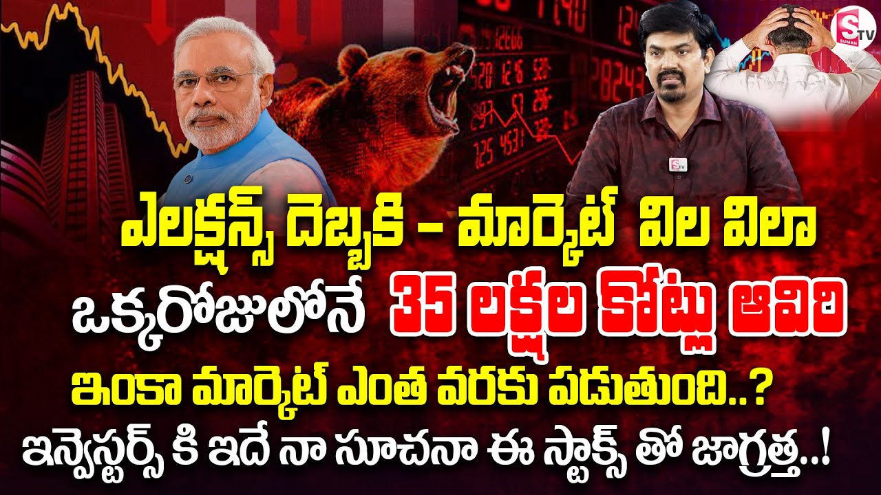 Sundara Rami Reddy - Elections Results 2024 | Stock Market Crash | BJP Vs Congress 