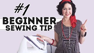 #1 WAY TO MAKE YOUR SEWING LOOK MORE PROFESSIONAL... plus (spoiler!) 3 tips on pressing and ironing!