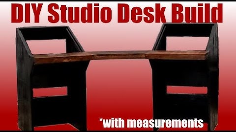 Recording Studio Mixing Desk Build - DIY
