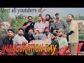 Opening of cafe in pampore  meet all youtubers of valley