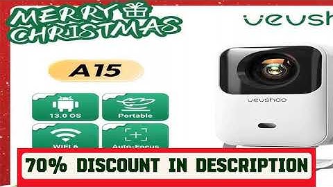Why Everyone’s Talking About This Product! Vevshao A15 Smart Projector Portable Android 13 Project