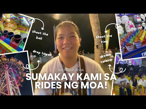 Sumakay Kami sa Rides Dito sa MOA! Grabe Nakakatakot Pala Ito! | Kalingap Jessa