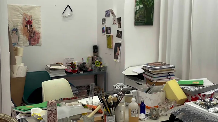 In Xinyi Cheng's studio. January 2020.