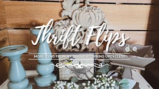 Thrift Flips • Trash to Treasure • Simple Spring Upcycles Using Salvaged Items • Upcycled Decor
