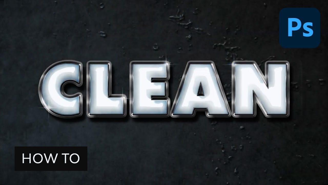 Download How To Create A Clean Glossy Plastic Text Effect In Adobe Photoshop