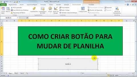 Excel Como criar botão para mudar de planilha