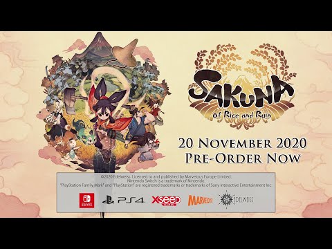 Sakuna: Of Rice and Ruin - Gameplay Overview Trailer [NINTENDO SWITCH | PLAYSTATION 4]