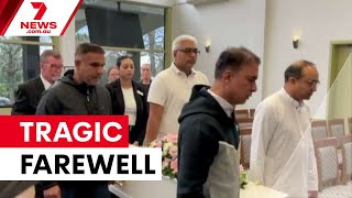 Father and daughter laid to rest after Parramatta River tragedy | 7NEWS