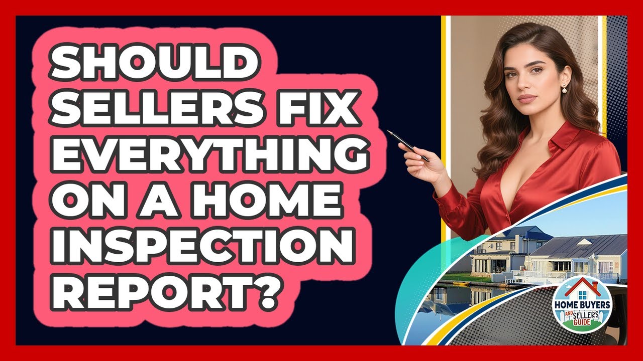 Should Sellers Fix Everything On A Home Inspection Report? - Home Buyers and Sellers Guide