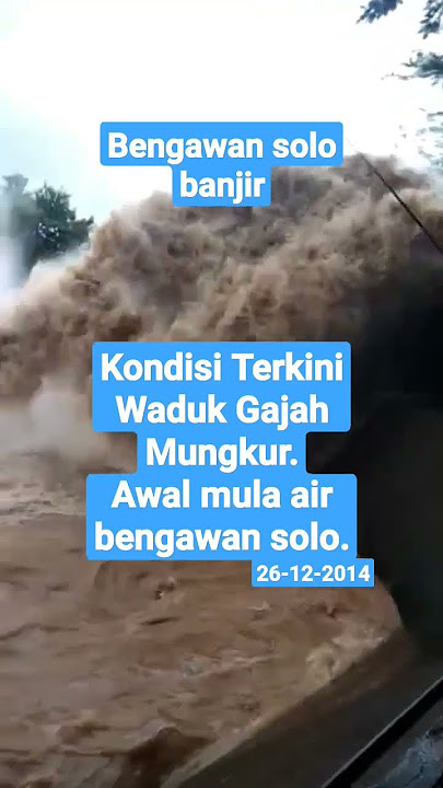 Penyebab Banjir di Sungai bengawan solo. #banjir #banjirterbaru #bengawansolobanjir