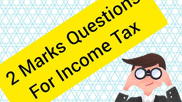 Income Tax 2Marks Important Question For B.Com 5 sem NEP @sofiya_9SR